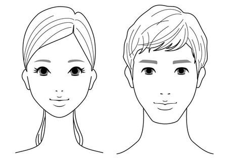 ko_design (kormtmt)さんの顔形のイラスト（男女）への提案