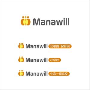 元気な70代です。 (nakaya070)さんの教育総合サイト　Manawill 【マナウィル】のロゴへの提案