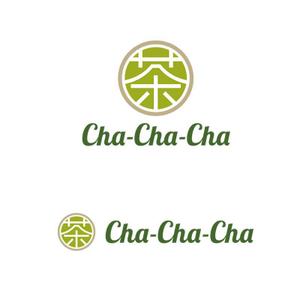  K-digitals (K-digitals)さんの外国人観光客向け日本茶ビーガンダイニングカフェ「Cha-Cha-Cha」のロゴへの提案