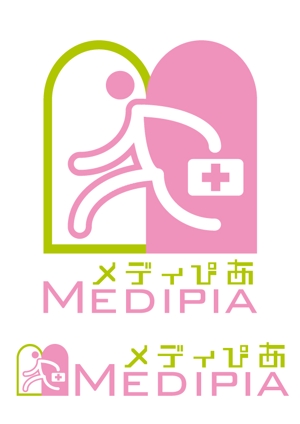 okakki29 (okaki)さんの「メディぴあ、Medipia」のロゴ作成への提案