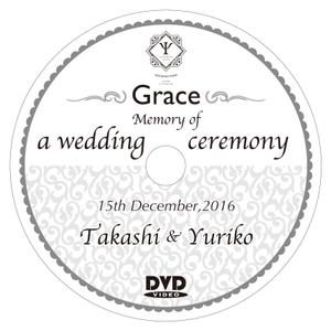 結婚式のdvdの盤面デザインの事例 実績 提案一覧 Id Cd Dvdジャケットデザインの仕事 クラウドソーシング ランサーズ