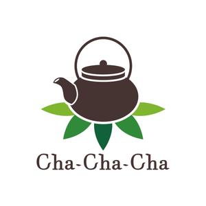 水月 (mizuki-k)さんの外国人観光客向け日本茶ビーガンダイニングカフェ「Cha-Cha-Cha」のロゴへの提案