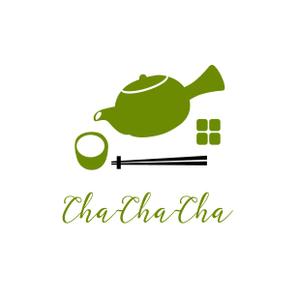 Design co.que (coque0033)さんの外国人観光客向け日本茶ビーガンダイニングカフェ「Cha-Cha-Cha」のロゴへの提案