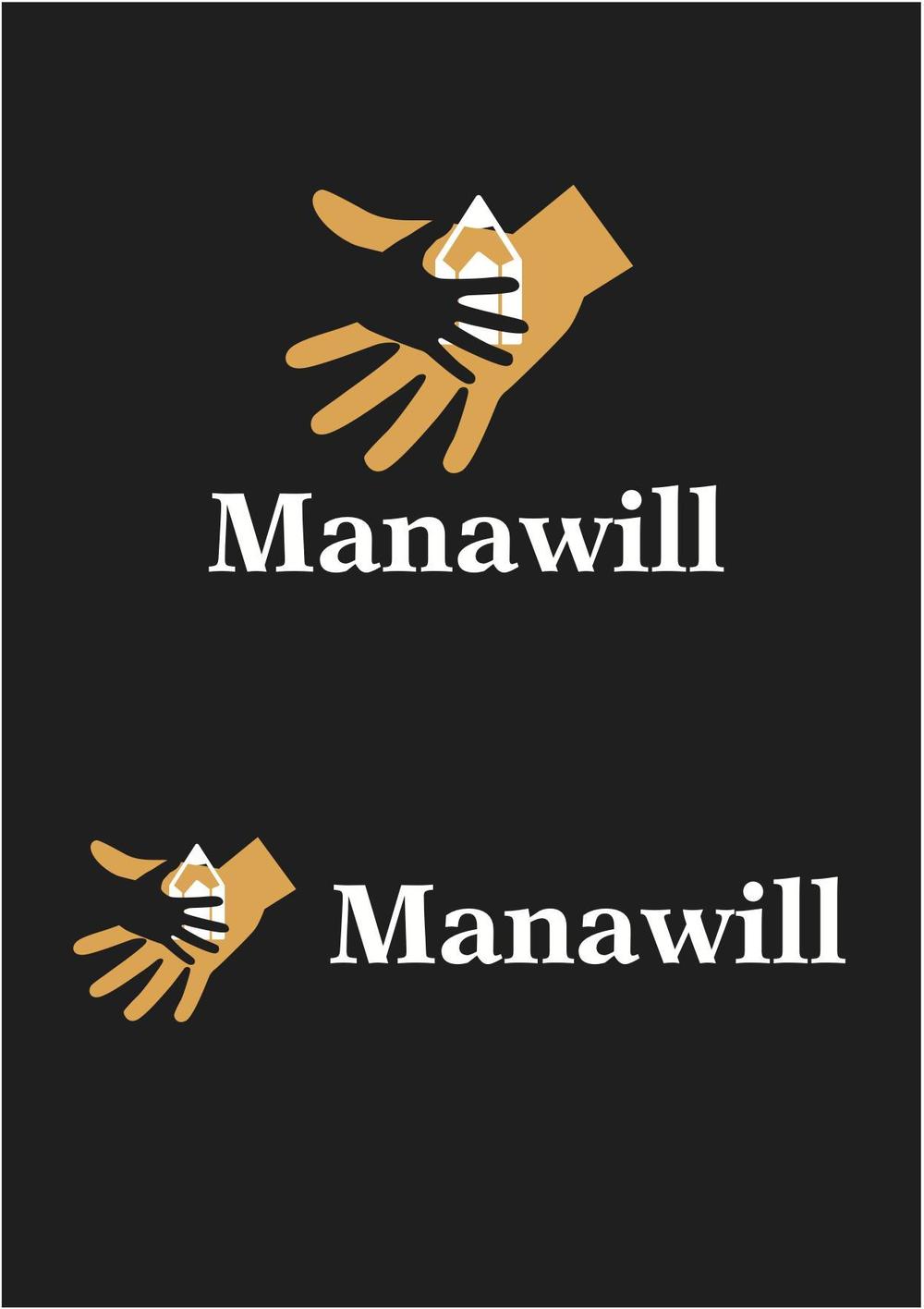 教育総合サイト　Manawill 【マナウィル】のロゴ