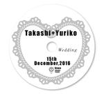 kenken_211さんの結婚式のDVDの盤面デザインへの提案