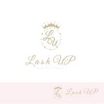 DONGRIN (DONGRIN_GRAPHICS)さんのまつ毛エクステサロン『LashUP』のロゴへの提案