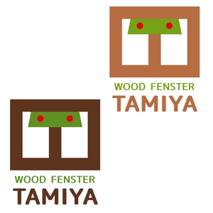 THE_watanabakery (the_watanabakery)さんの木でできた窓を作っている会社のロゴへの提案