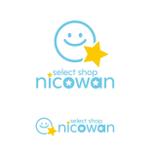 mu_cha (mu_cha)さんのweb shop サイト nicowan のロゴ作成への提案