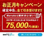 PLAN B (by_tomomi)さんの日本最安値で確定申告ができる！メリービズの「シンプル確定申告」お正月キャンペーン用バナー制作への提案