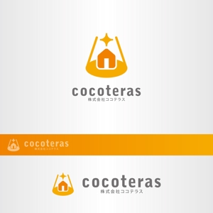 昂倭デザイン (takakazu_seki)さんの企業ロゴ「株式会社ココテラス」のロゴへの提案