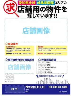 朝葵 ()さんの不動産会社への弊社紹介POPの作成（大枠作成済。それに沿ったデザインをお願いします）への提案