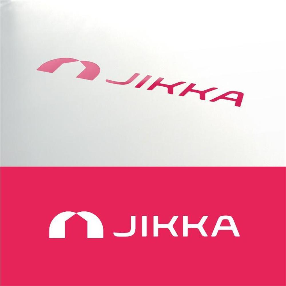 福岡のゲストハウス「 JIKKA」のロゴ　外国人旅行者の実家的存在を目指し開業します！