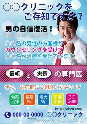 woolen (woolen)さんの男性向けクリニックのダイレクトメールの作成への提案