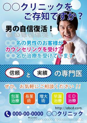 woolen (woolen)さんの男性向けクリニックのダイレクトメールの作成への提案