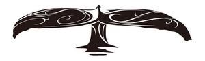 turkeysdesign ()さんのウェットスーツ/Tシャツの背中のイラスト【ザトウクジラの尾びれ】への提案