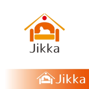 MAKI 73 (MAKI73)さんの福岡のゲストハウス「 JIKKA」のロゴ　外国人旅行者の実家的存在を目指し開業します！への提案
