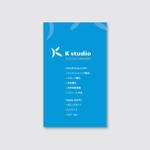 トランプス (toshimori)さんのコンディショニングKスタジオの名刺デザインへの提案