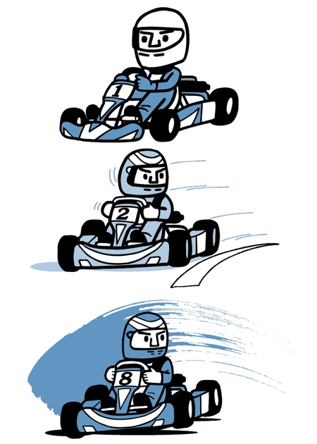 平野秀明 (space-object)さんのレーシングカートのイラスト製作への提案