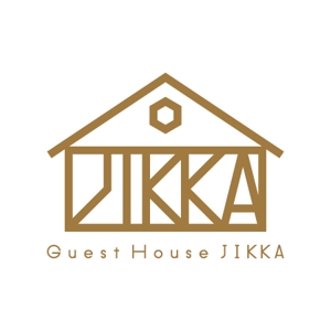 power_dive (power_dive)さんの福岡のゲストハウス「 JIKKA」のロゴ　外国人旅行者の実家的存在を目指し開業します！への提案