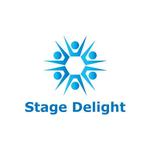 kurioさんのまったく新しいプレゼン（自己表現）メソッド　"Stage Delight" のロゴへの提案