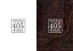 ___KOISAN___さんのフォトスタジオ「STUDIO 405 WORKS」のロゴへの提案
