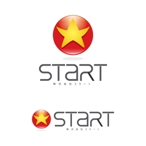 mismさんの「株式会社スタート」のロゴ作成への提案