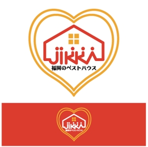 Iguchi Yasuhisa (iguchi7)さんの福岡のゲストハウス「 JIKKA」のロゴ　外国人旅行者の実家的存在を目指し開業します！への提案