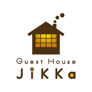 power_dive (power_dive)さんの福岡のゲストハウス「 JIKKA」のロゴ　外国人旅行者の実家的存在を目指し開業します！への提案