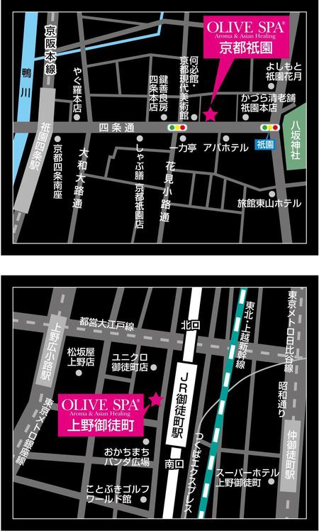 Chazukoさんの事例 実績 提案 新規オープンする店舗の案内地図作成 2店舗分 Chazukoと申し クラウドソーシング ランサーズ