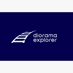 hiryu (hiryu)さんの鉄道模型を運転してジオラマを探検できる新商品「diorama explorer」のロゴへの提案