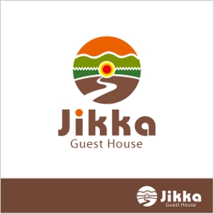 KR-design (kR-design)さんの福岡のゲストハウス「 JIKKA」のロゴ　外国人旅行者の実家的存在を目指し開業します！への提案