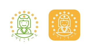 溝上栄一 ()さんの看護師向け仕事マッチングアプリ『なでしこナース』のデザインとロゴへの提案