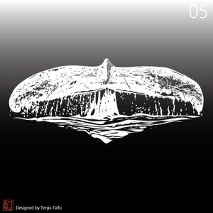 天上大風 (st-s)さんのウェットスーツ/Tシャツの背中のイラスト【ザトウクジラの尾びれ】への提案