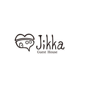 muto (koji_610)さんの福岡のゲストハウス「 JIKKA」のロゴ　外国人旅行者の実家的存在を目指し開業します！への提案