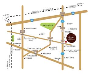 紺野 もみじ (konno102)さんの新規オープンした店舗の案内地図作成への提案