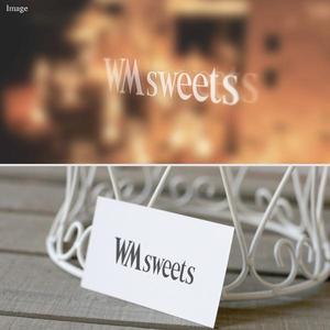 FUKU (FUKU)さんのSweets shop「WM sweets」のロゴデザインへの提案