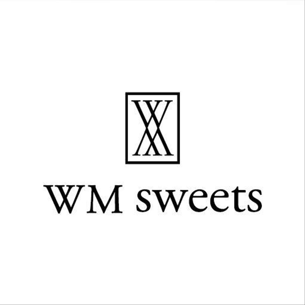 Sweets shop「WM sweets」のロゴデザイン