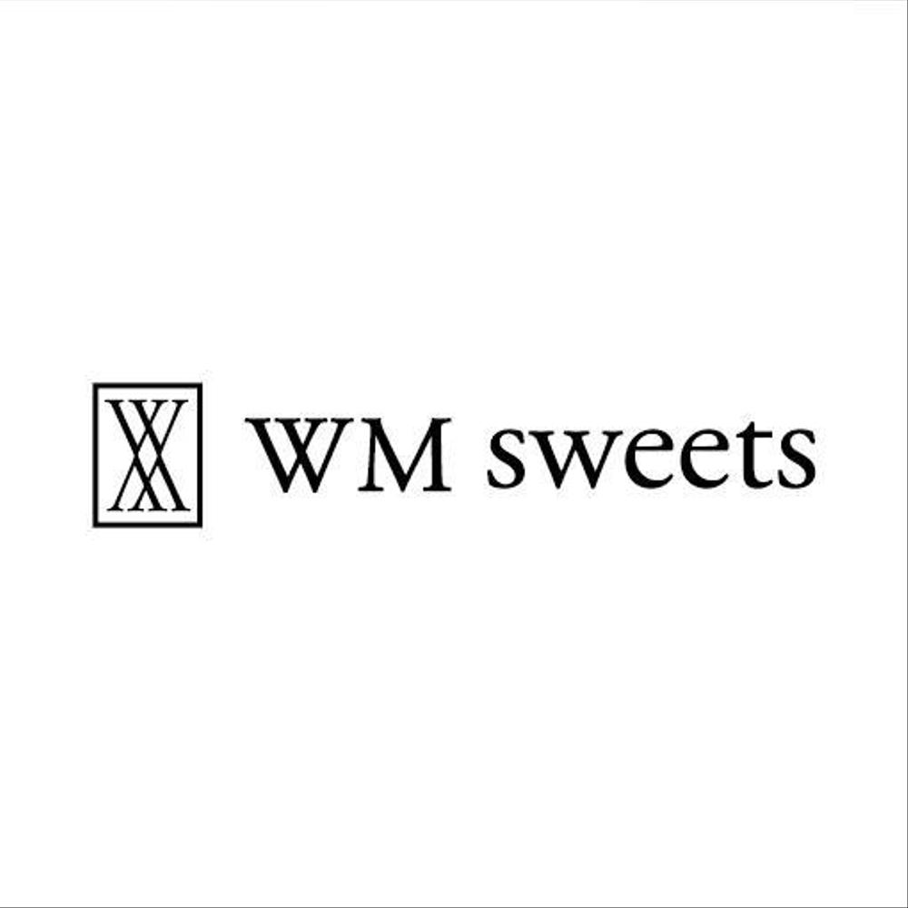 Sweets shop「WM sweets」のロゴデザイン