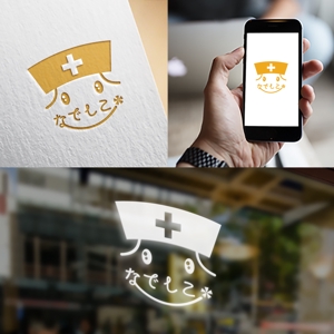 YOO GRAPH (fujiseyoo)さんの看護師向け仕事マッチングアプリ『なでしこナース』のデザインとロゴへの提案