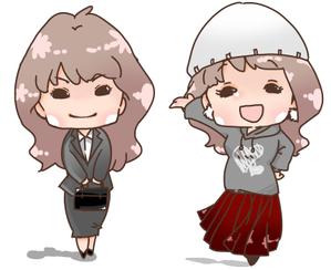 emi06 (emi06)さんの求人媒体用女の子キャラクターイラストへの提案