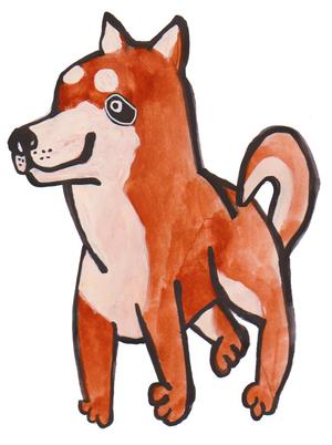 工房Ｋ (GAJIRO)さんの和食器・和雑貨用の「柴犬」デザインをお願いします。への提案