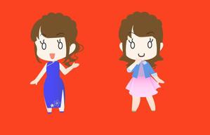こと (kotoe_work)さんの求人媒体用女の子キャラクターイラストへの提案