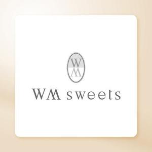 ババタカシ (luxe_db)さんのSweets shop「WM sweets」のロゴデザインへの提案