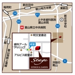 chazuko ()さんの新規オープンした店舗の案内地図作成への提案
