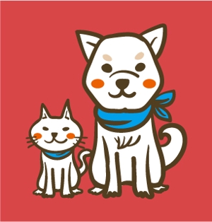 イラスタ (illustar)さんのペットサイトの犬猫キャラクターデザインへの提案