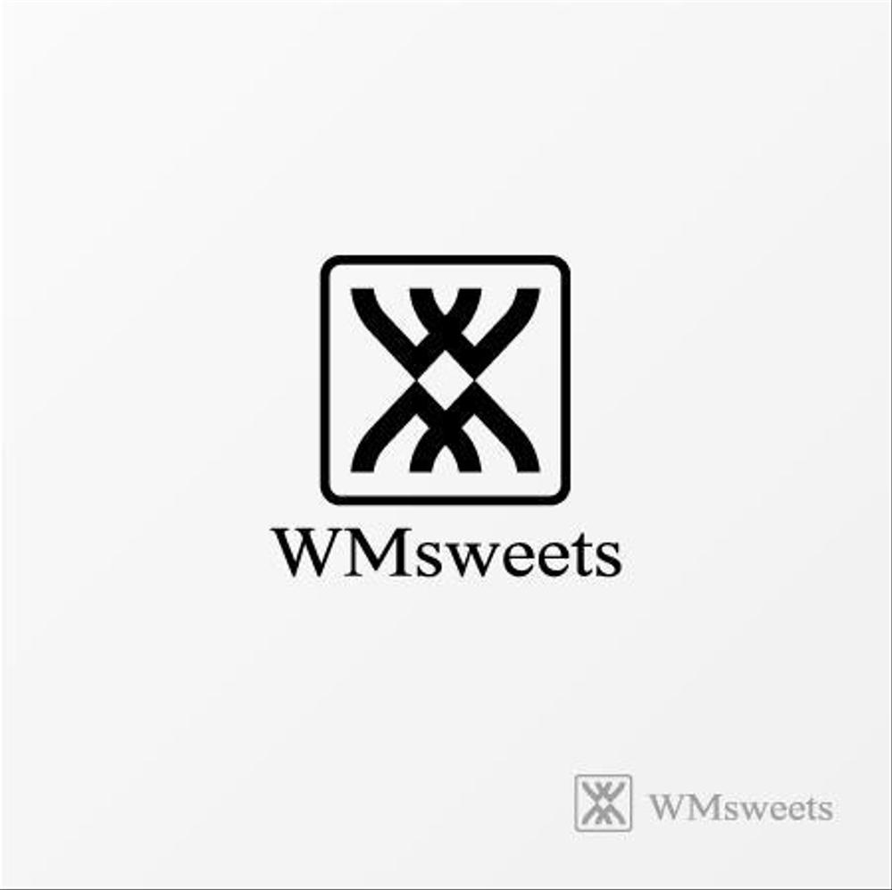 Sweets shop「WM sweets」のロゴデザイン