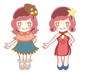 麻婆豆腐 (n_myzk)さんの求人媒体用女の子キャラクターイラストへの提案