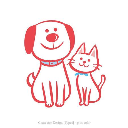 Plus Colorさんの事例 実績 提案 ペットサイトの犬猫キャラクターデザイン はじめまして プラス クラウドソーシング ランサーズ