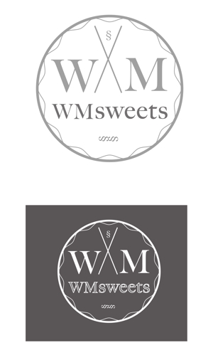 cozou (cozou)さんのSweets shop「WM sweets」のロゴデザインへの提案