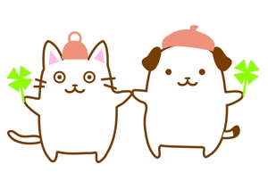 aya (ayakas)さんのペットサイトの犬猫キャラクターデザインへの提案